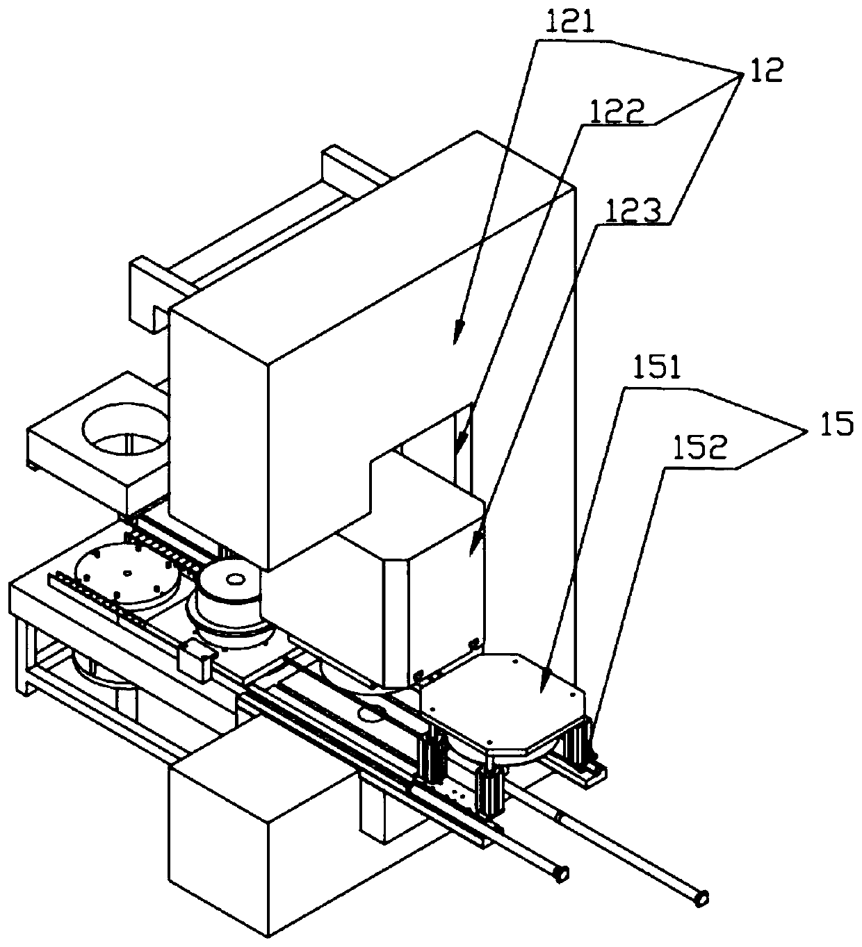 Integrated forming equipment and method for motor support