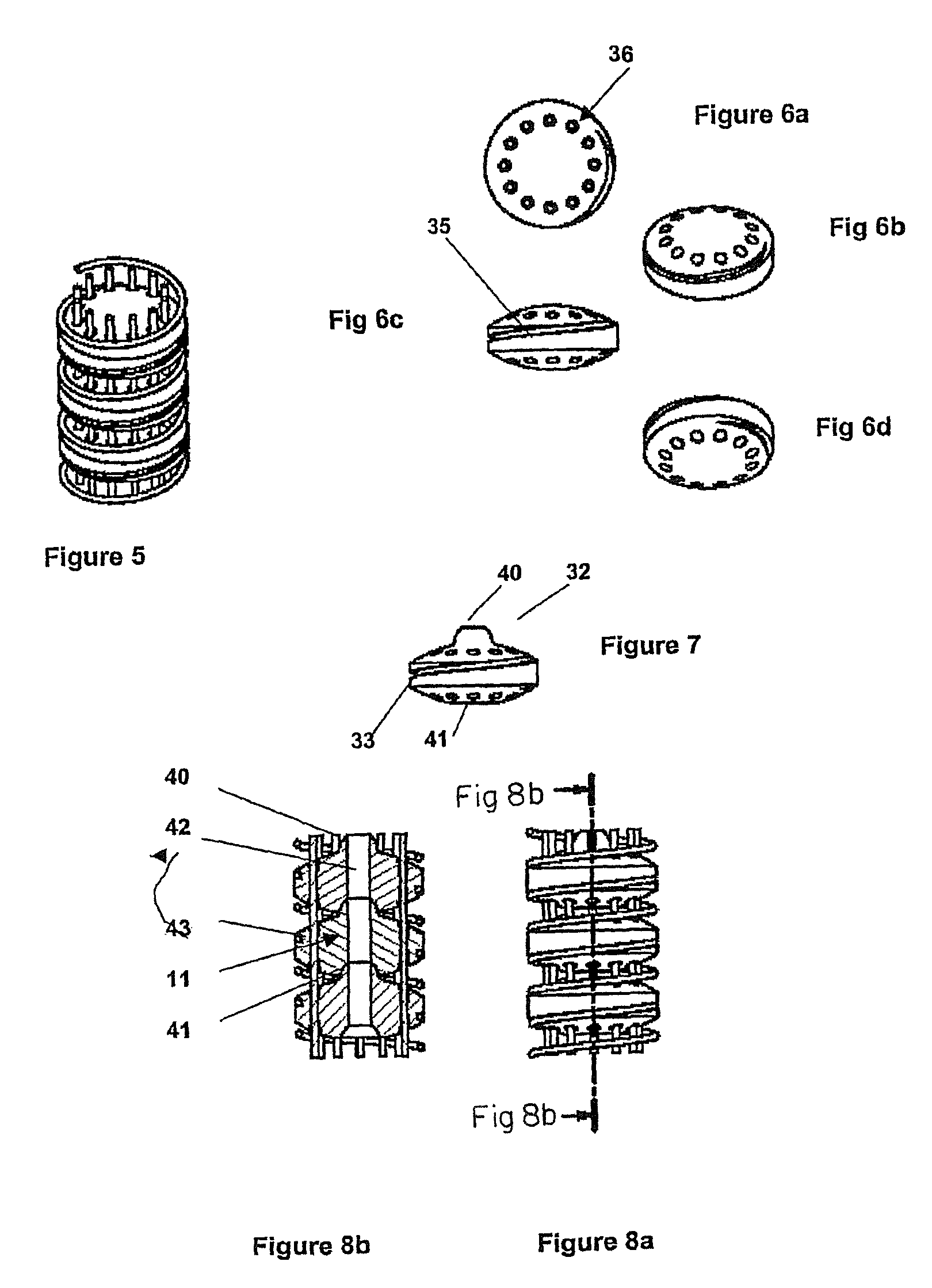 Robotic arms with coaxially mounted helical spring means