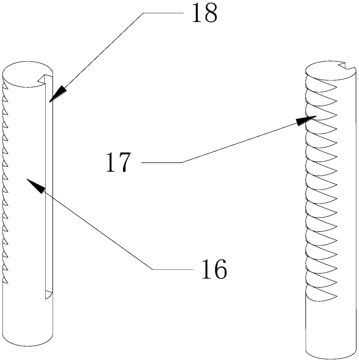 Mechanical arm wrist joint used under nuclear environment