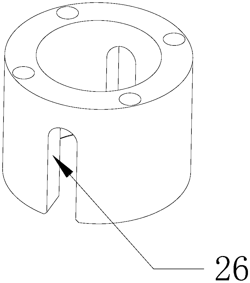 Mechanical arm wrist joint used under nuclear environment