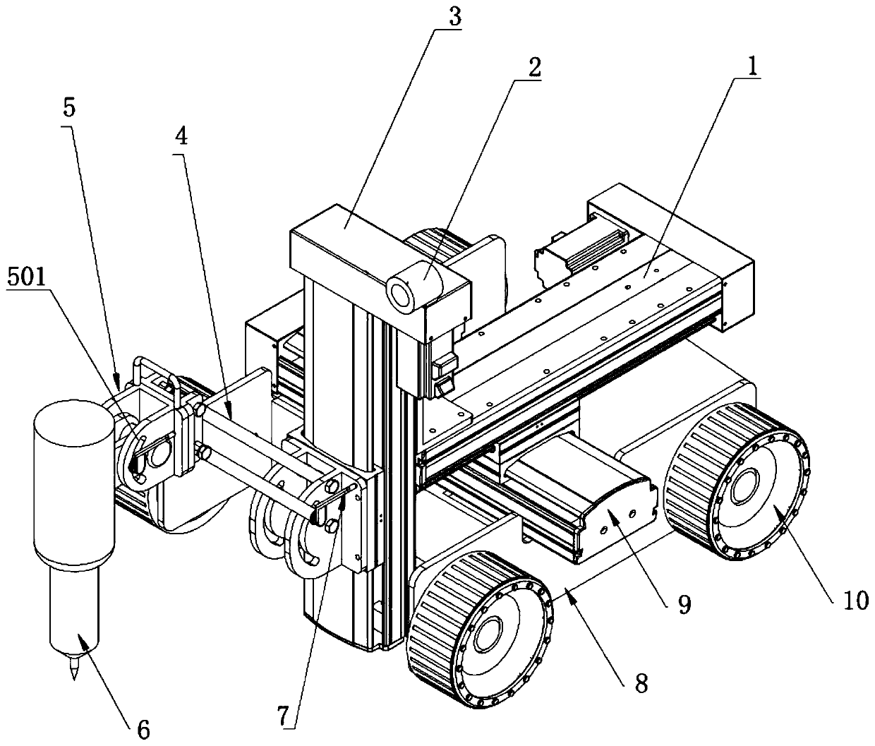 An Automatic Executing Mechanism Suitable for Residual Stress Relief Device