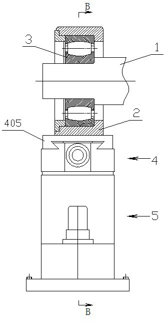 Sealing performance testing device for sealing ring of dual-drive large-scale wind power main shaft bearing