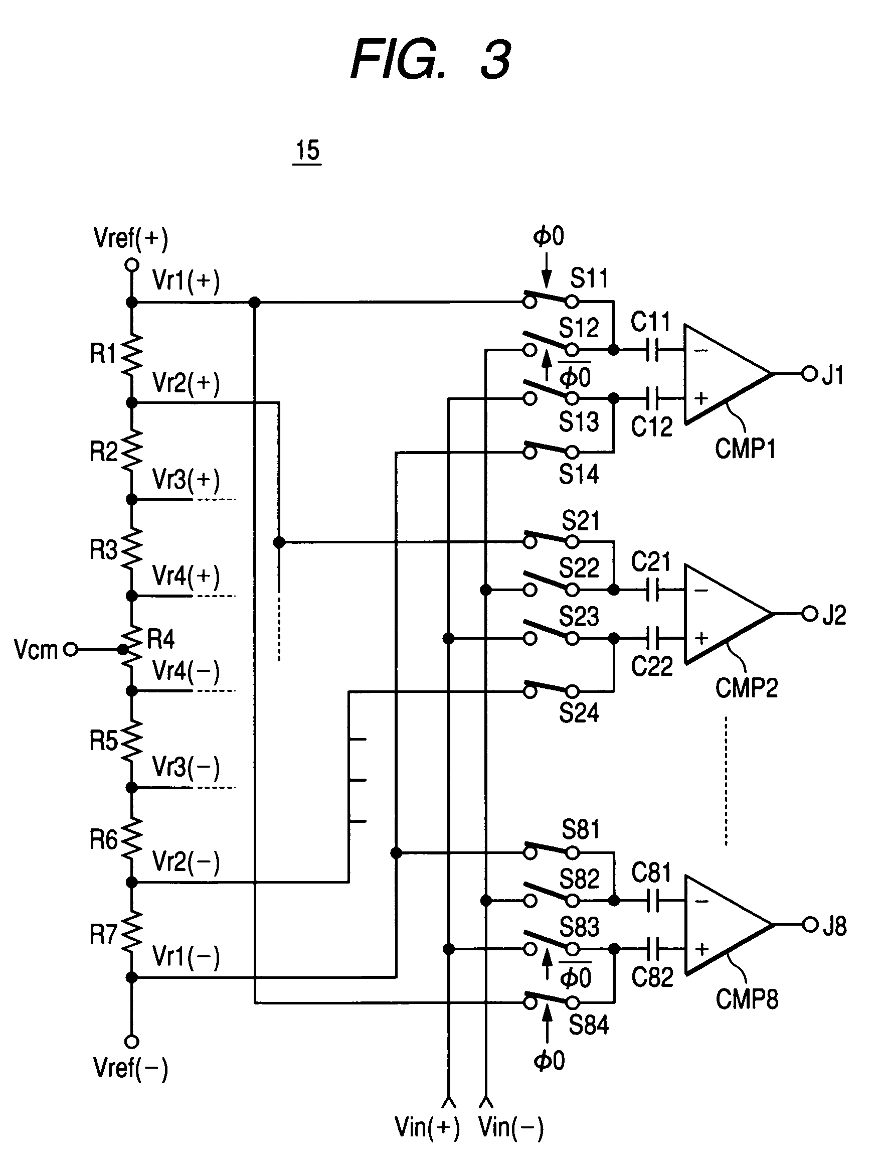 Semiconductor integrated circuit for communication including analog-to-digital conversion circuit