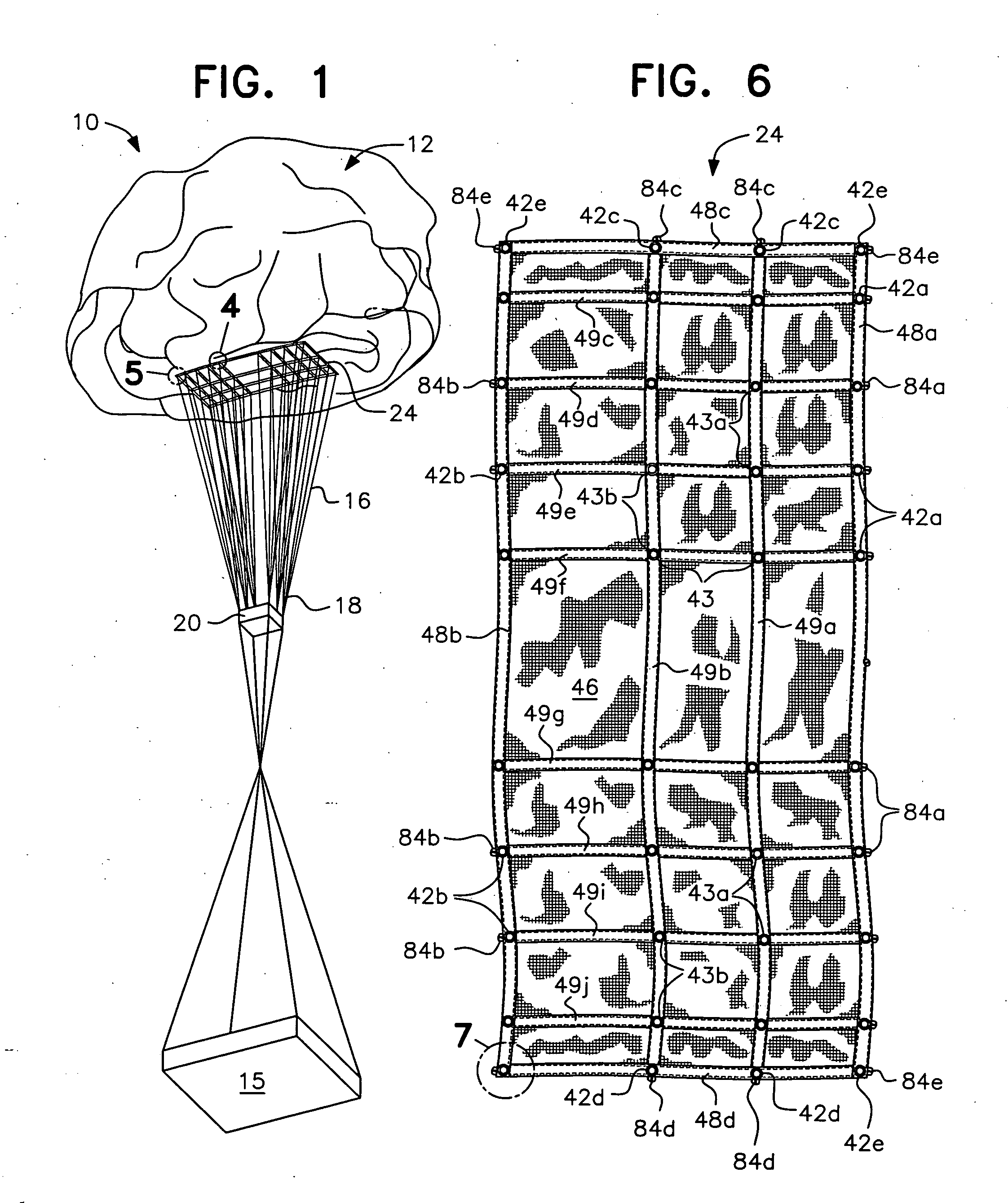 Multi-grommet retained slider for parachutes