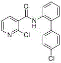 Preparation method of nicotinamide fungicide namely boscalid