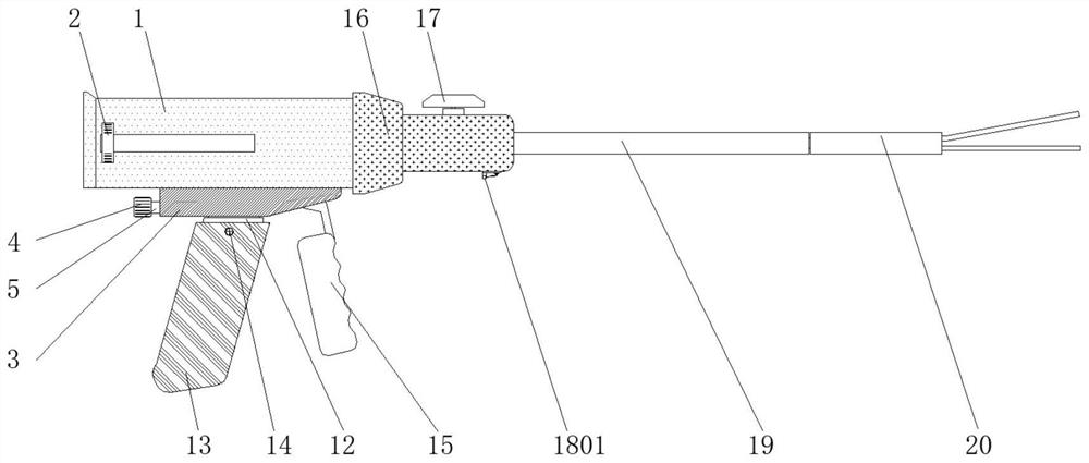 Easily-operated endoscope linear cutting anastomat