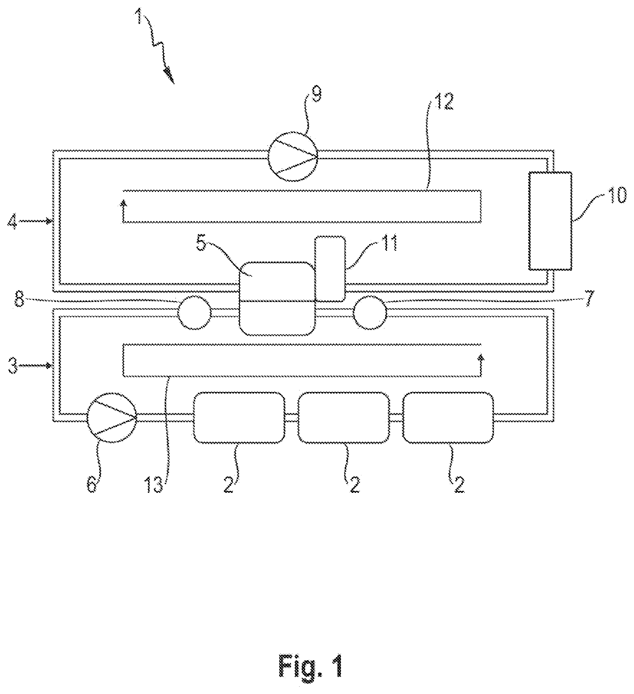 Method for operating a cooling system of a motor vehicle with cooling capacity control