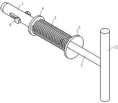 Mounting tool of sealing and blocking piece of car auxiliary hole and working method thereof