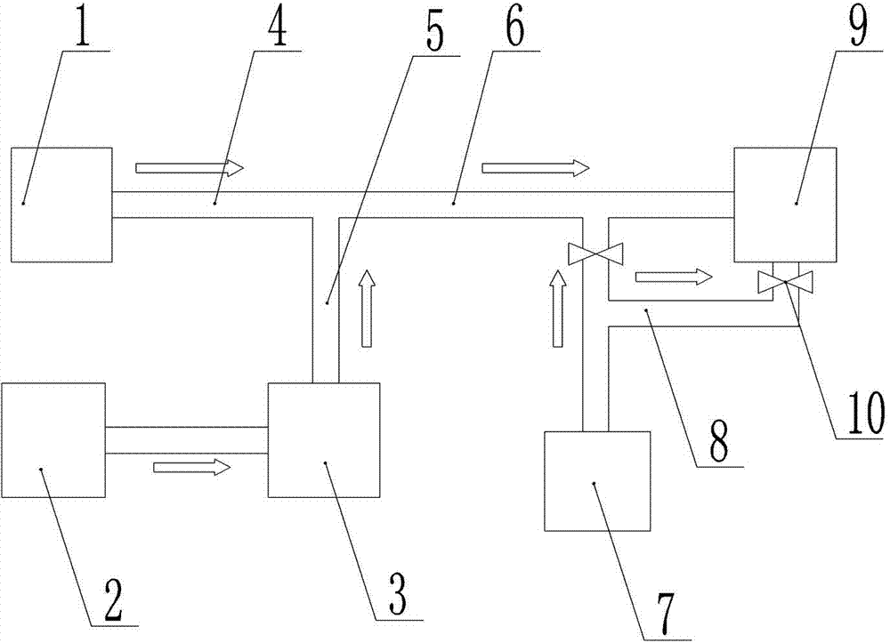 Long-distance wet type concrete spraying method