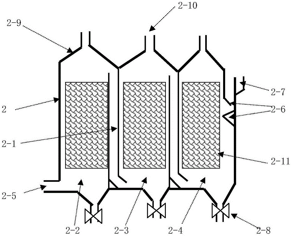 Refuse leachate treatment system