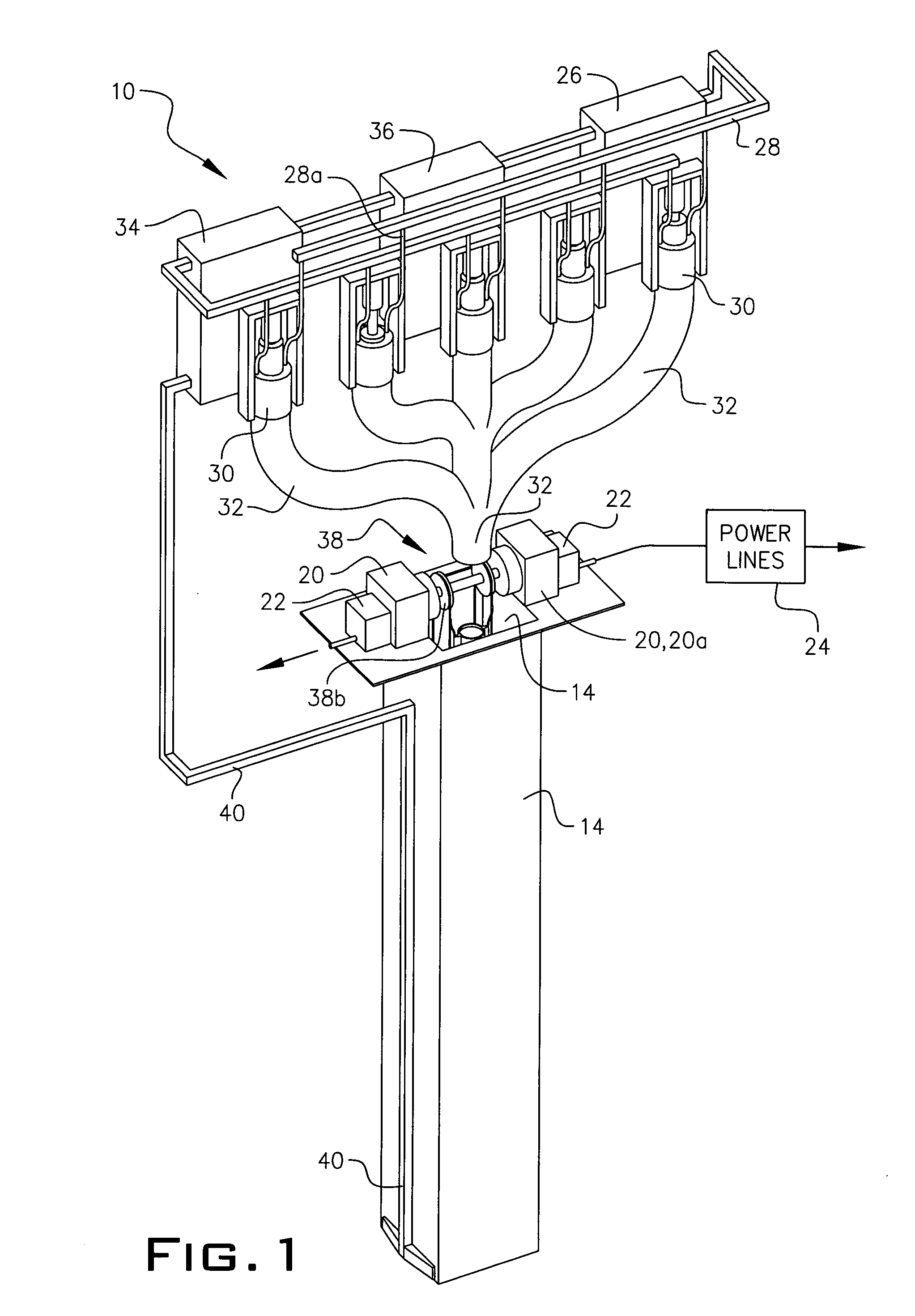 Carbon dioxide driven electrical power plant