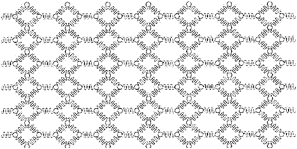 Determining method for deformation ratio considered two-dimensional flat spring net structure