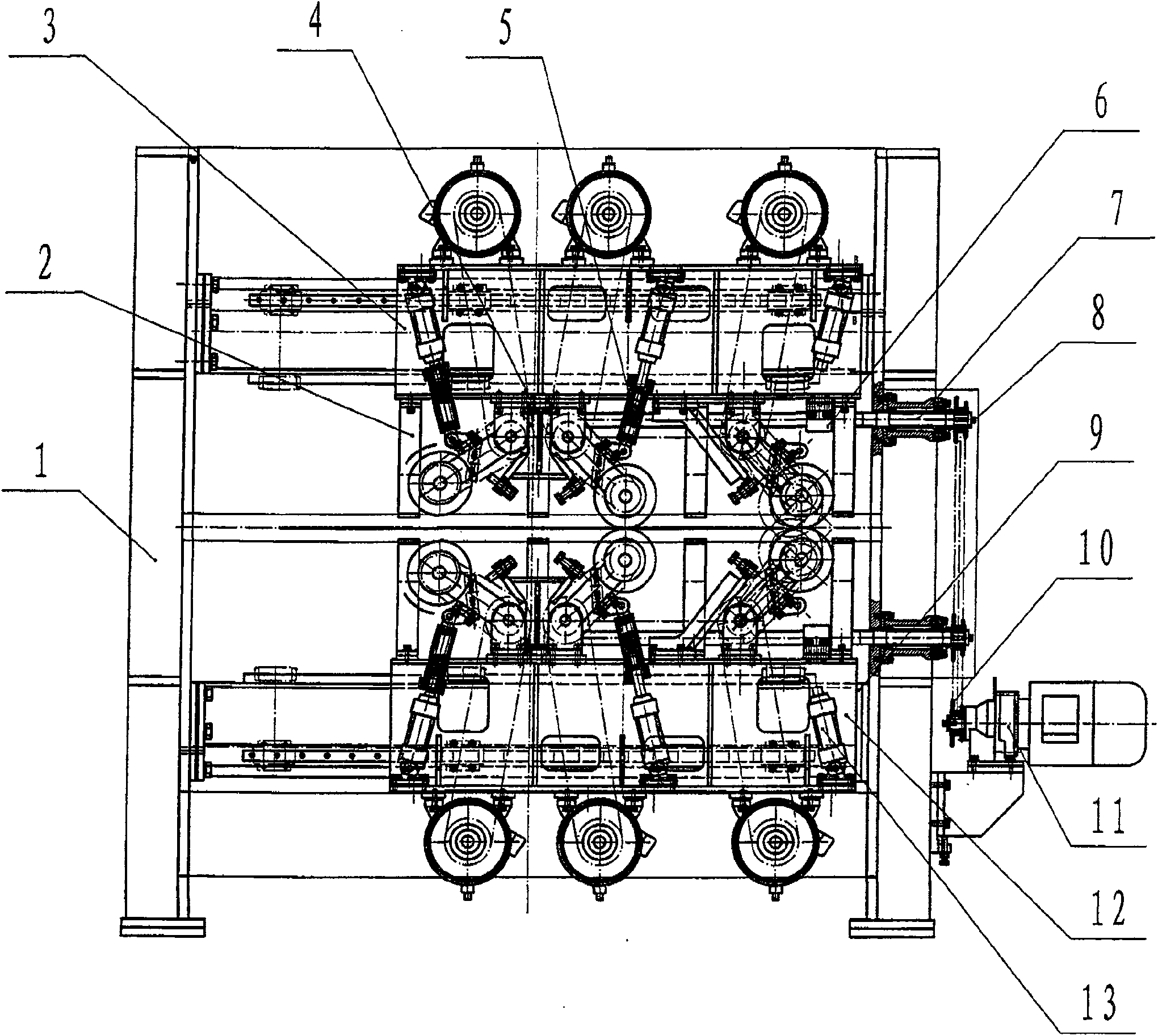 Novel rust cleaning machine