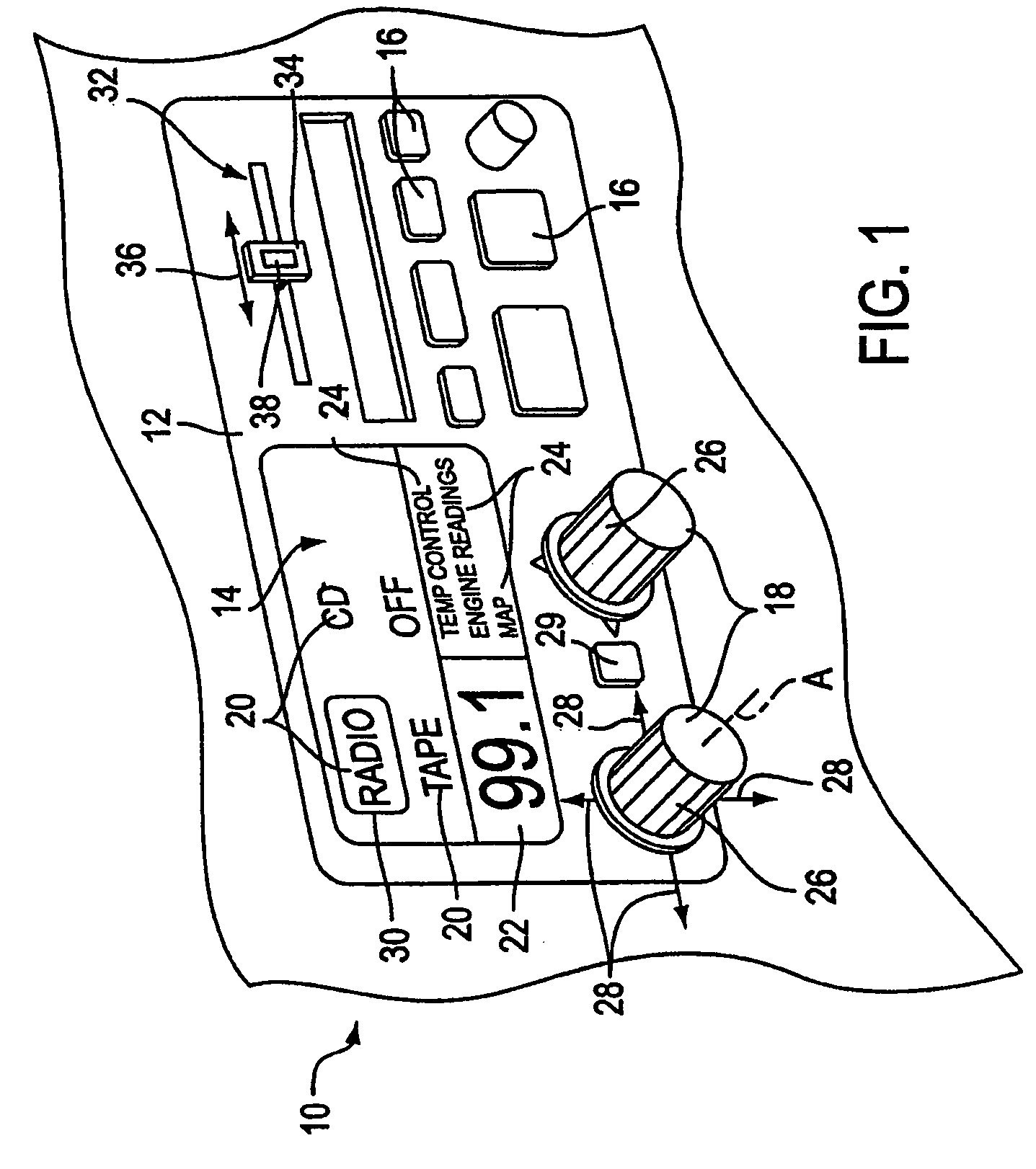 Control knob with multiple degrees of freedom and force feedback