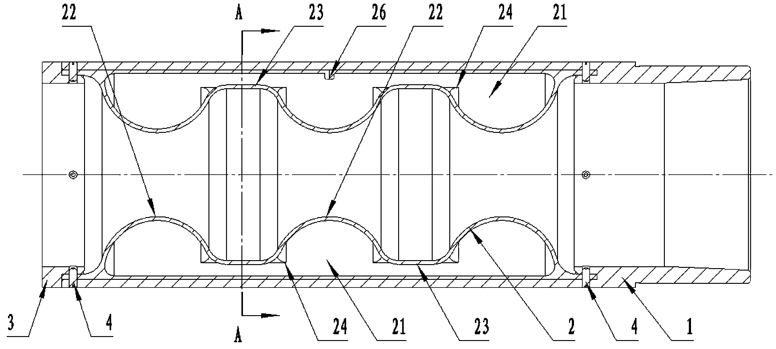 Motive seal device for expansion pipe