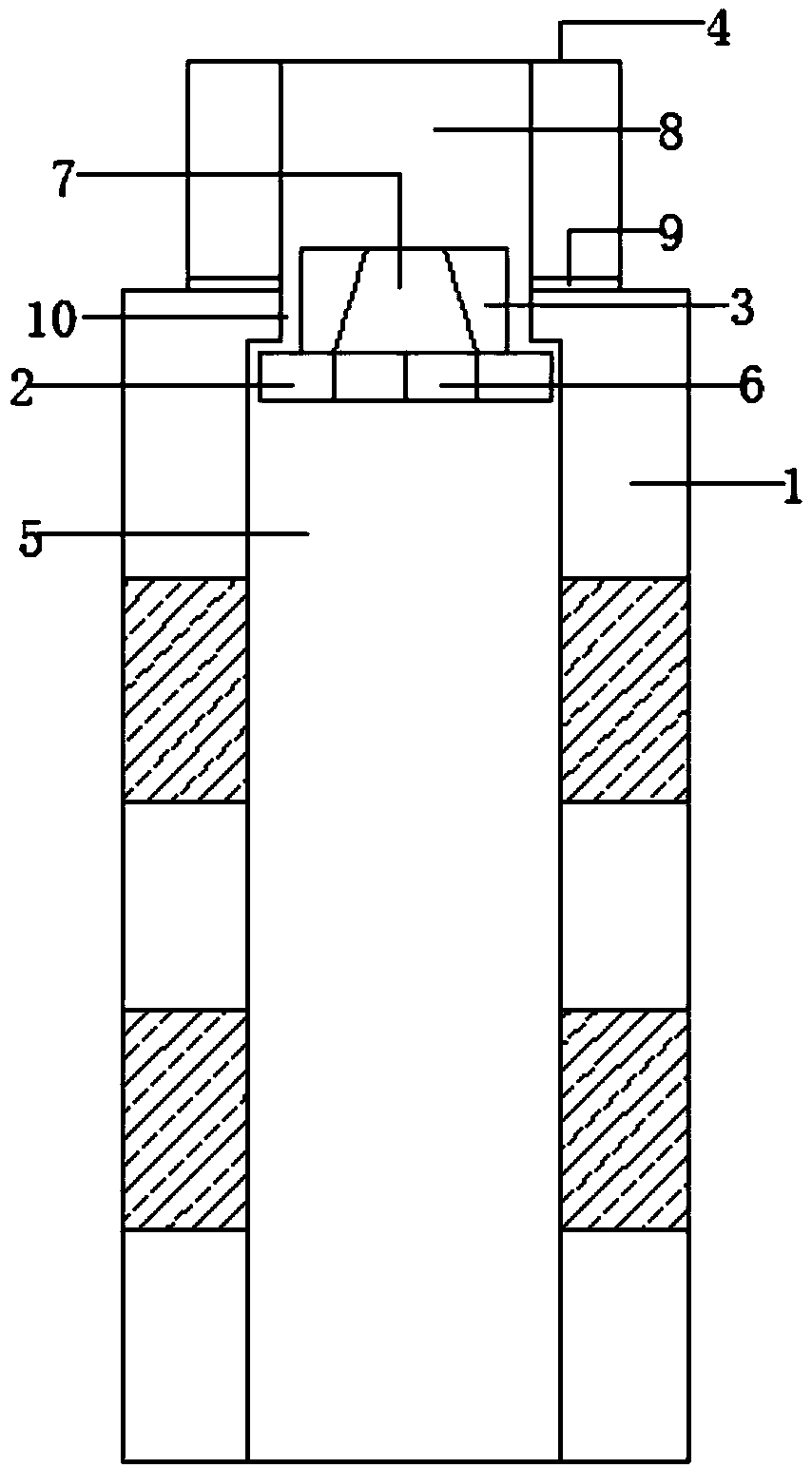 Bridge plug test device and cleaning method