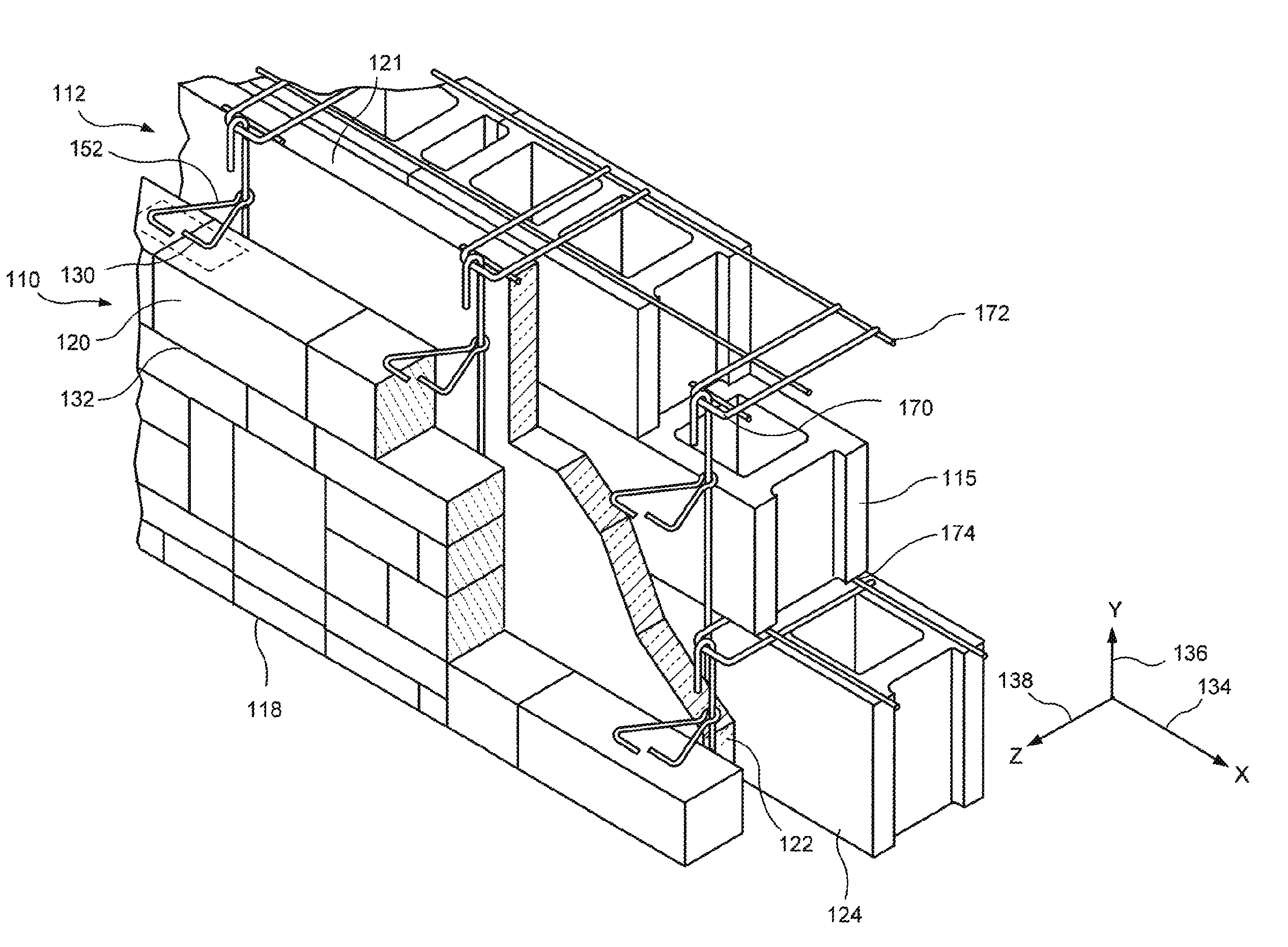 Rubble stone anchoring system