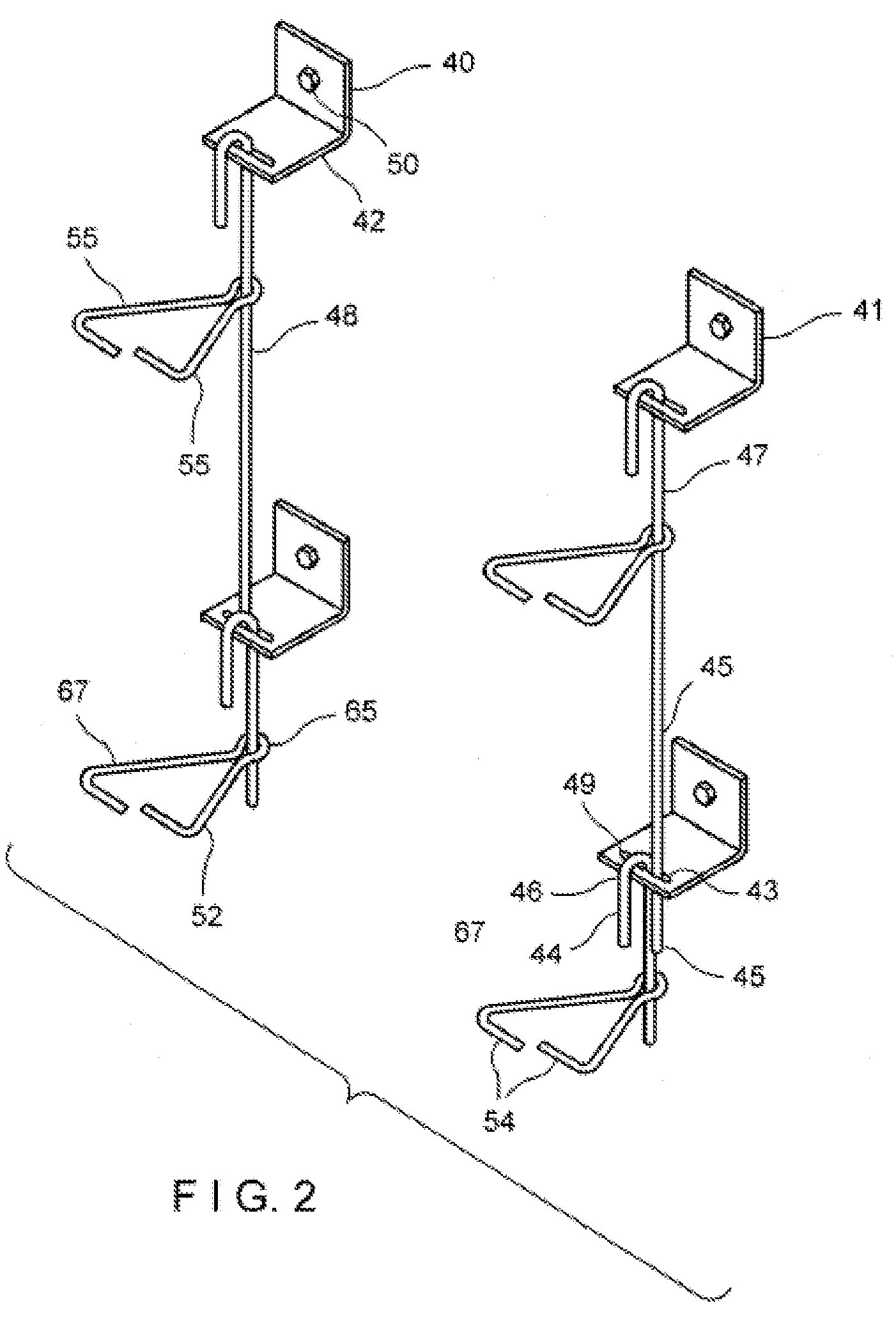 Rubble stone anchoring system