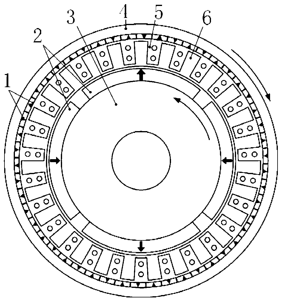 Birotor permanent magnet motor and washing machine