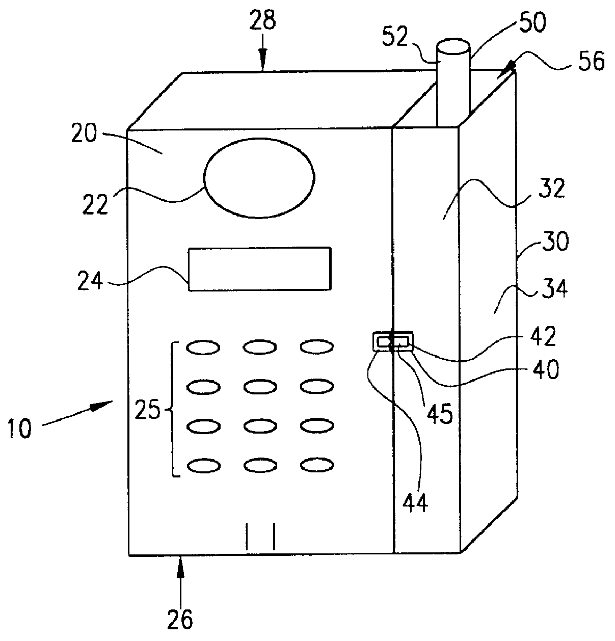 Flexible dual-mode antenna for mobile stations