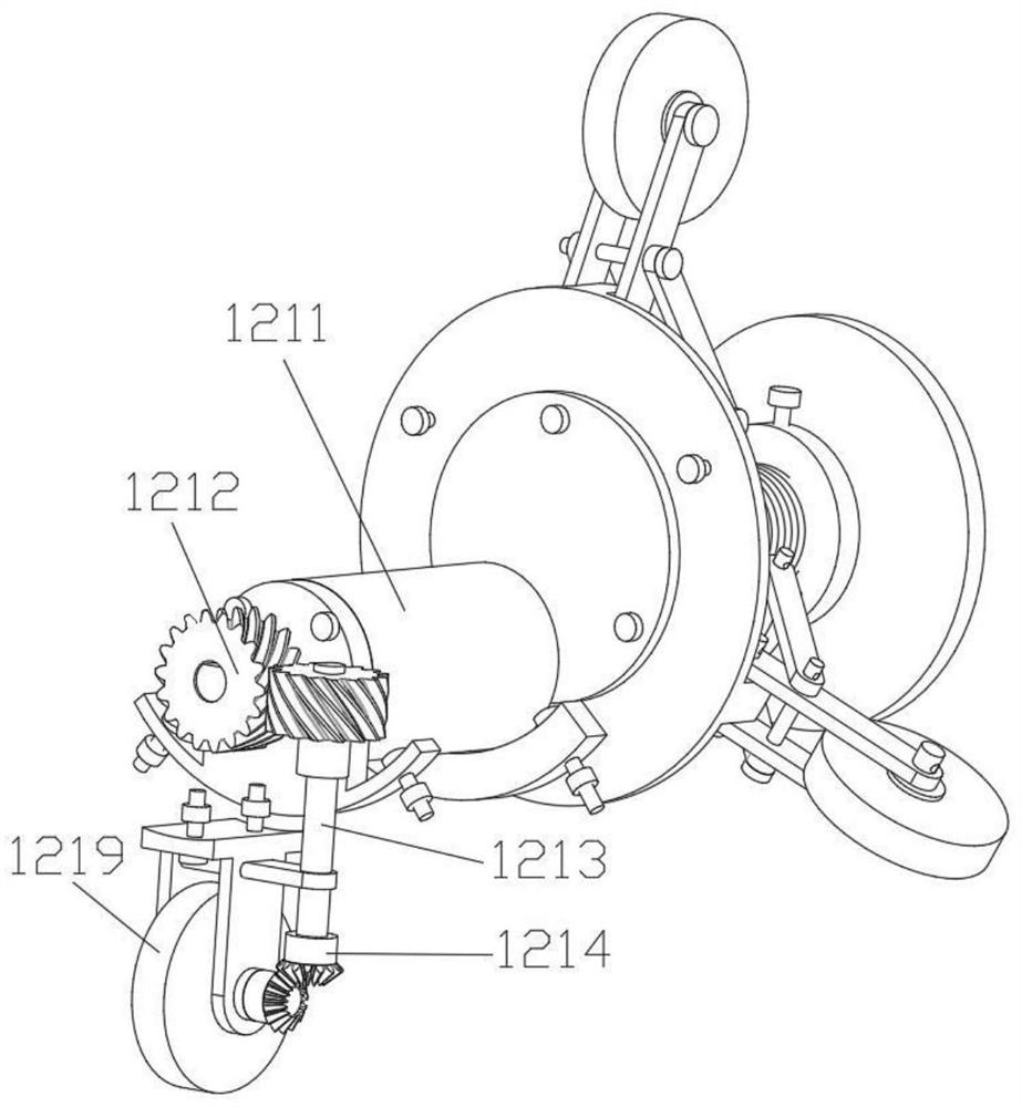 Pipeline positioning robot based on laser ranging