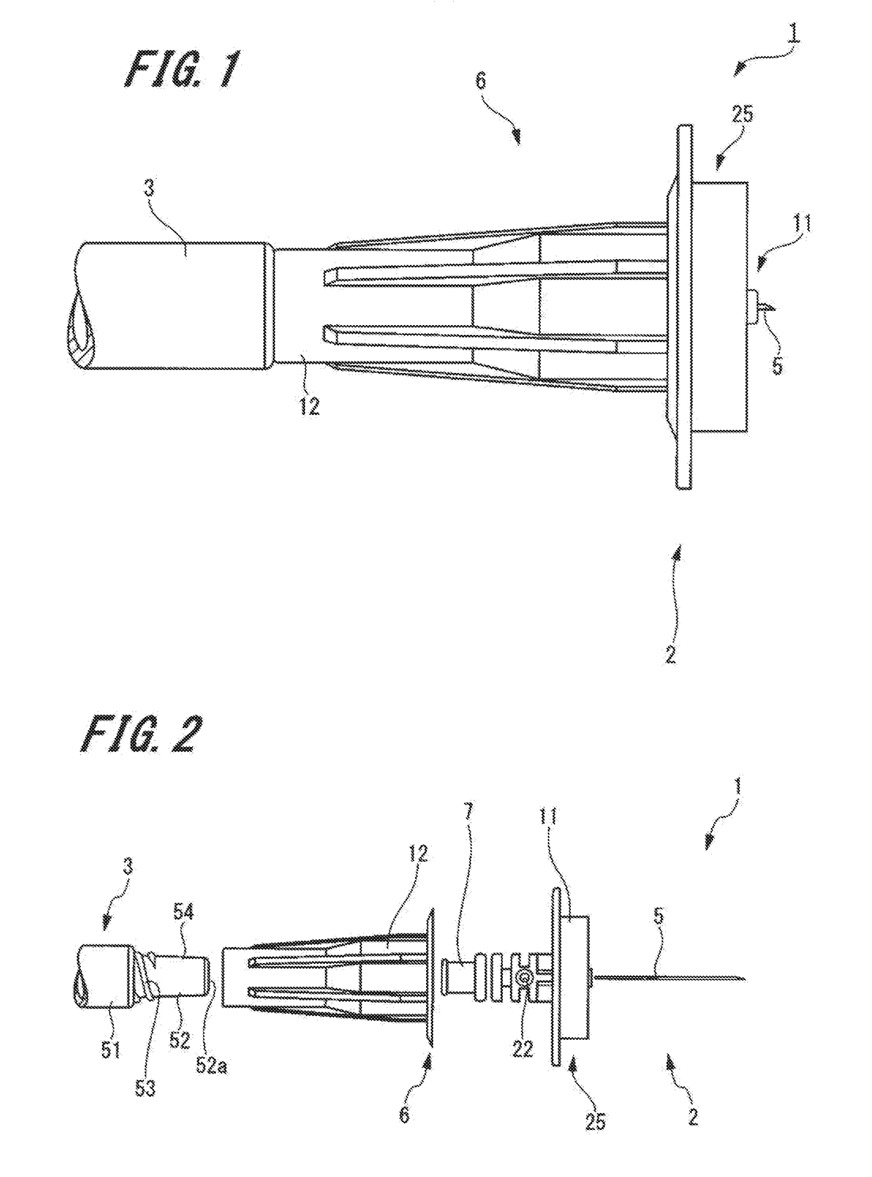 Injection needle assembly and medicine injection device