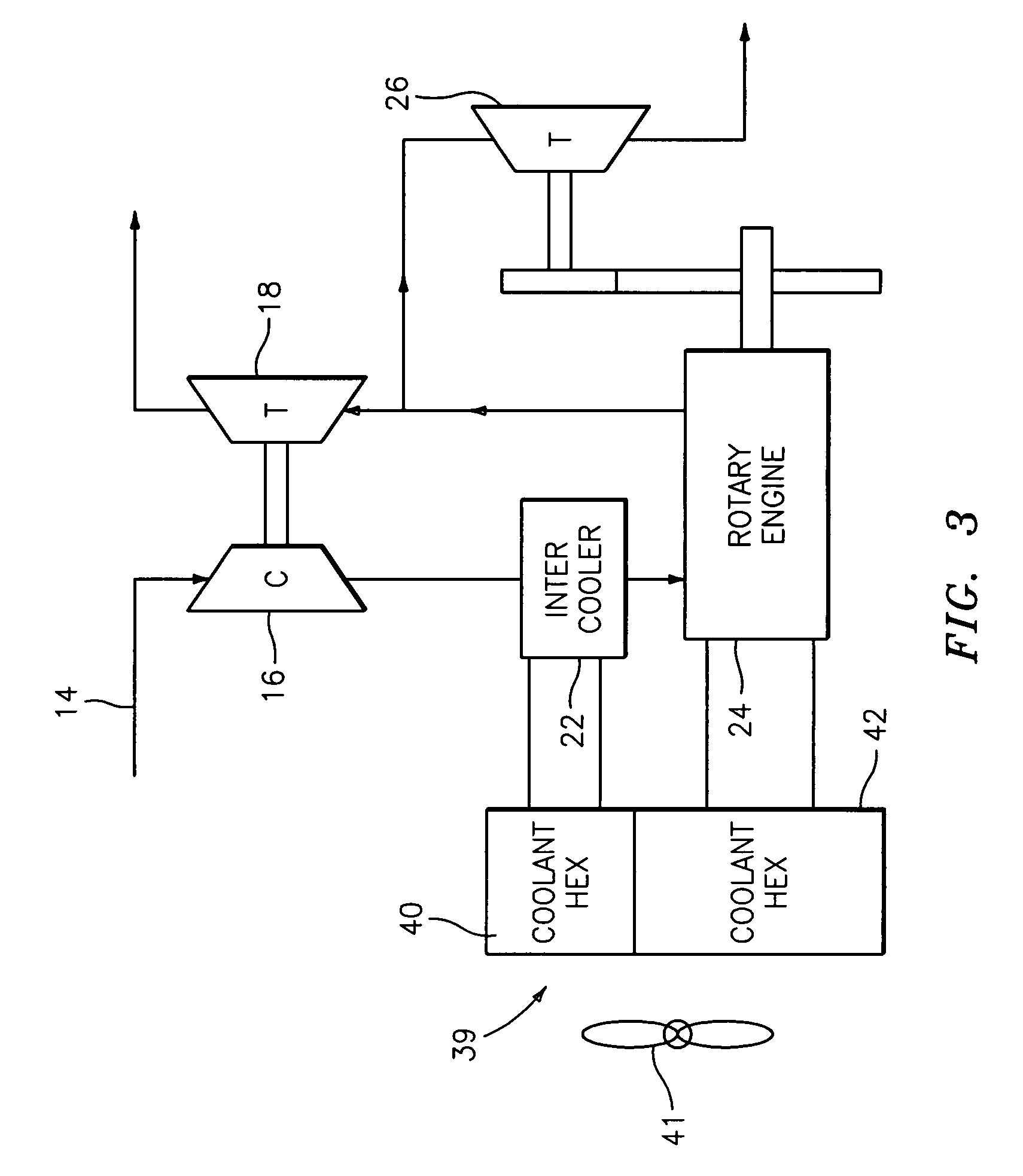 Compound cycle rotary engine