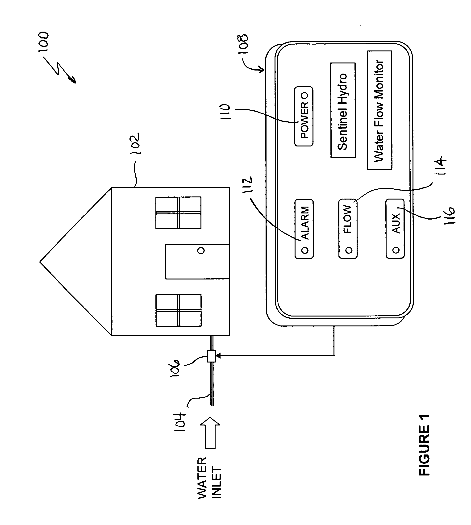 Thermal dispersion flow meter with chronometric monitor for fluid leak detection