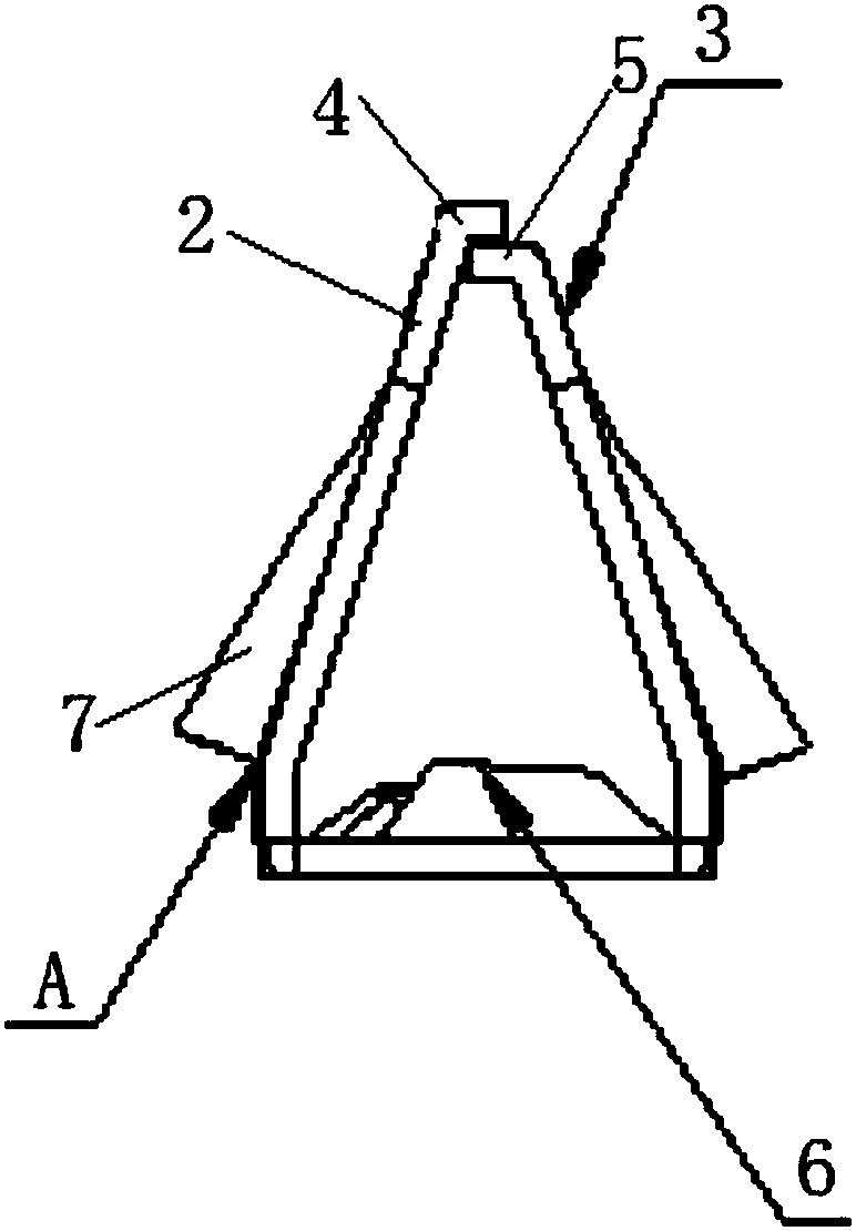 High-convenience metal module for connecting upper body and lower body