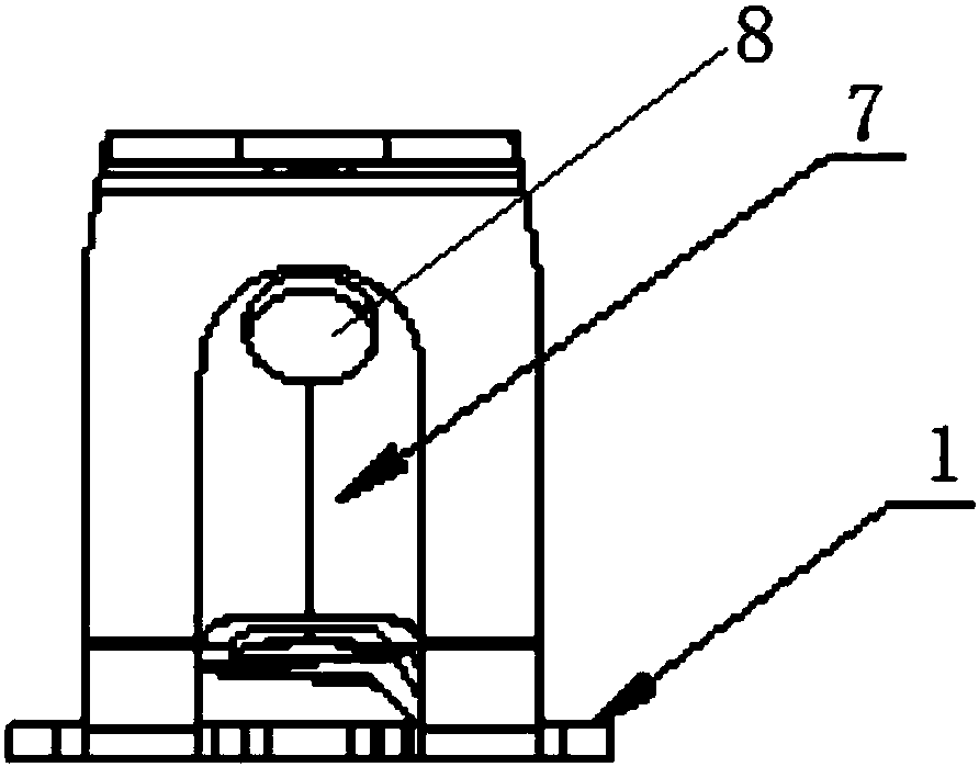 High-convenience metal module for connecting upper body and lower body