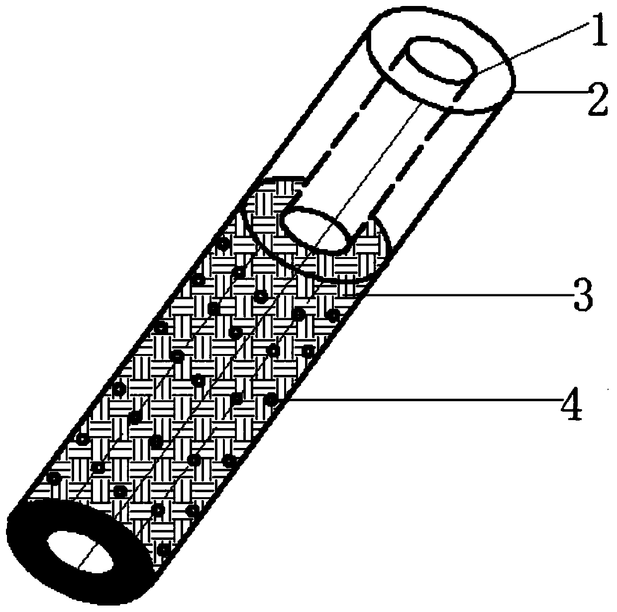 An accelerated permeation device suitable for in-situ leaching of ion-type rare earth mines