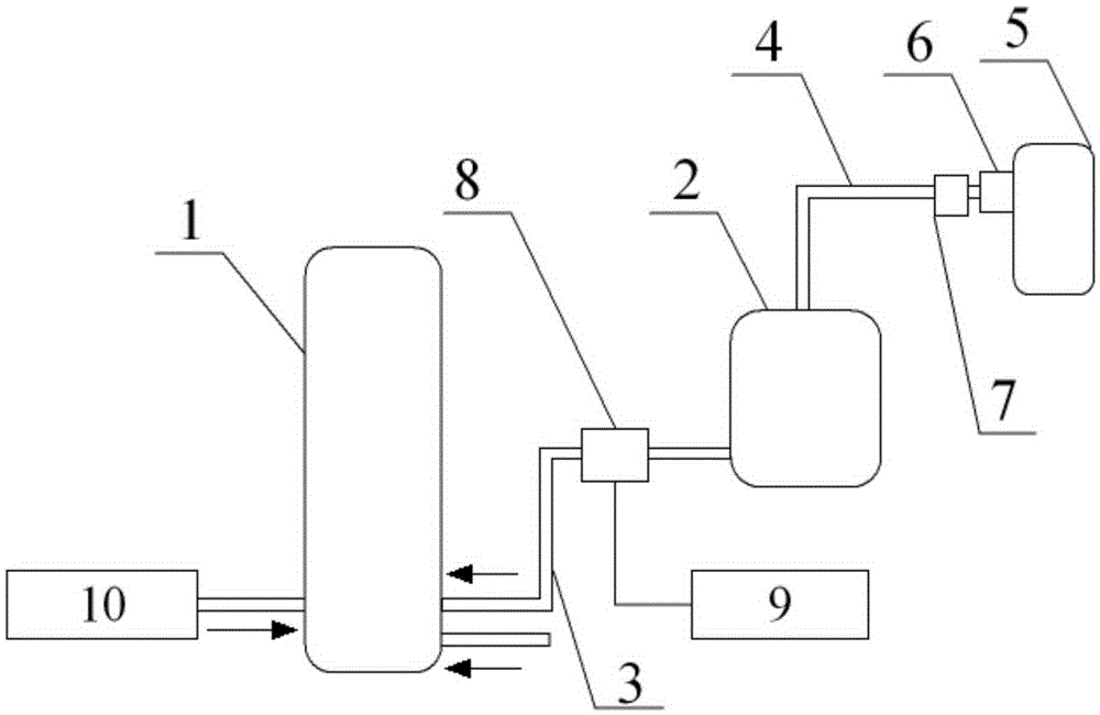 Liquid mixing device and control algorithm thereof