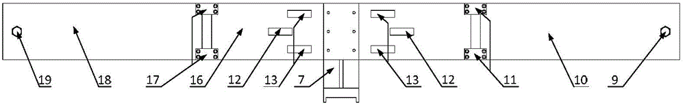 Double-movement piezoelectric hinge-joint flexible beam vibration control device based on lead screw drive