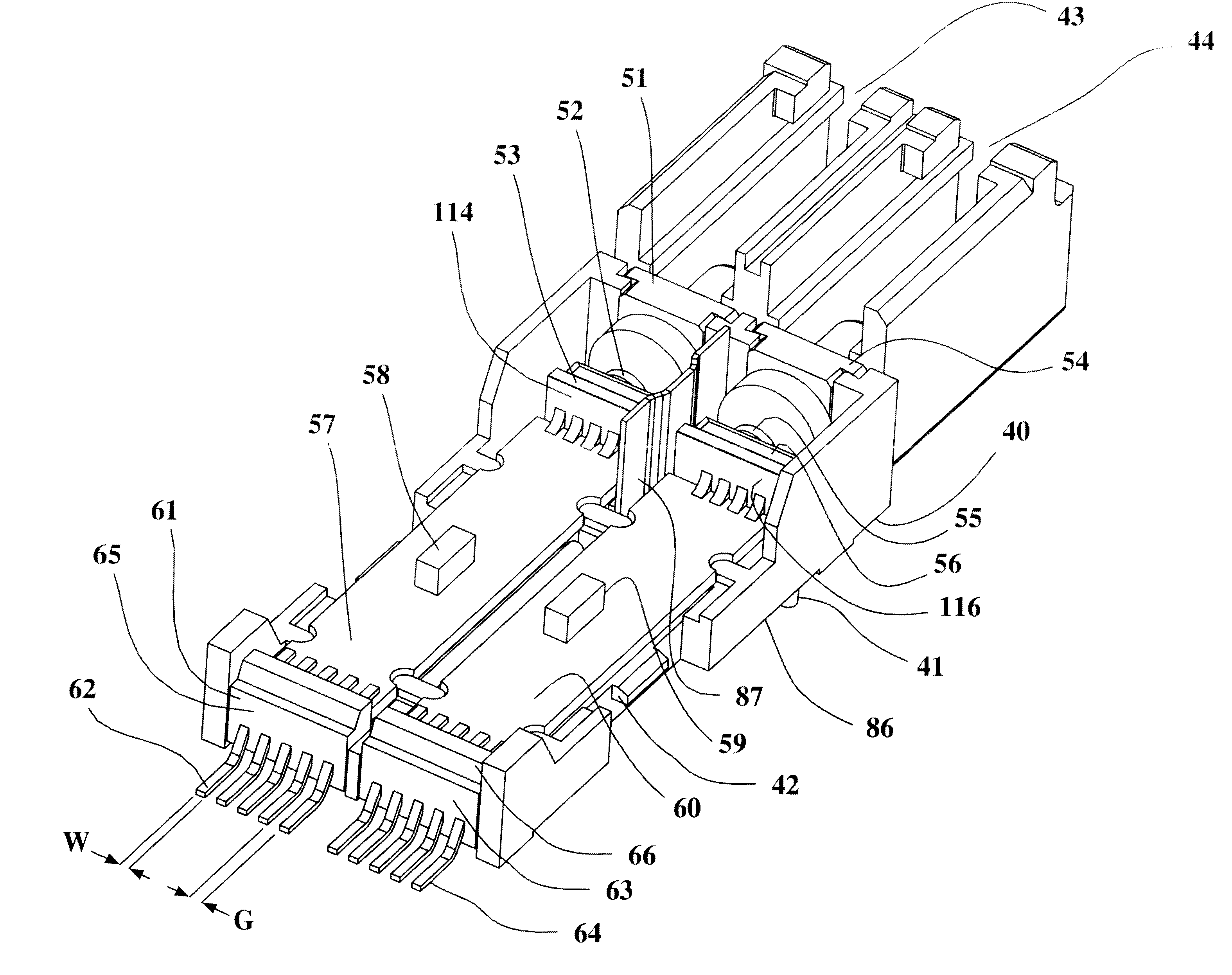 Surface mountable transceiver