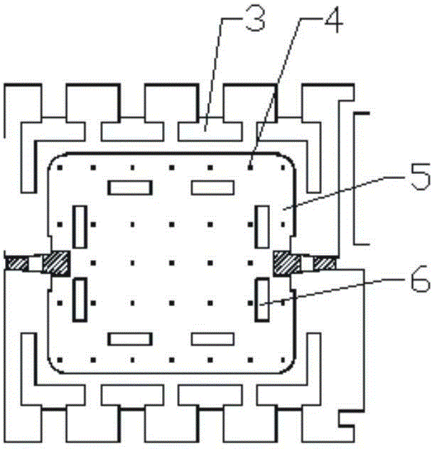 High-density integrated circuit package structure