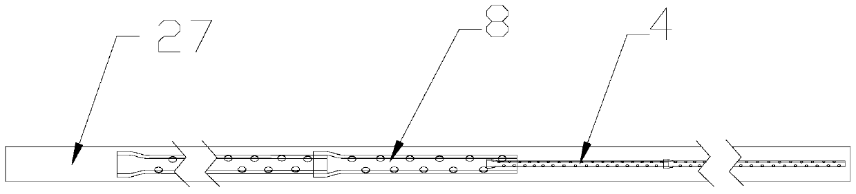 All hole depth different-diameter hole protecting and hole sealing system and method for deep-buried soft coal seam