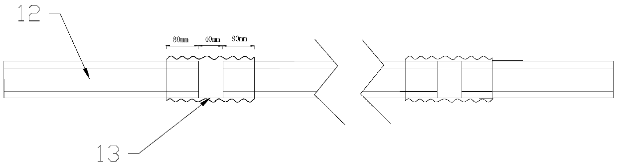 All hole depth different-diameter hole protecting and hole sealing system and method for deep-buried soft coal seam