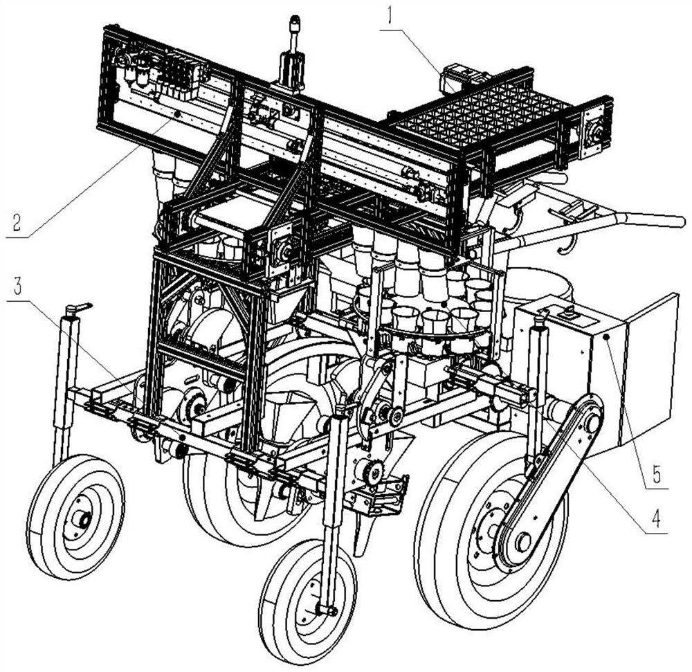 Automatic plug seedling transplanter system and control method