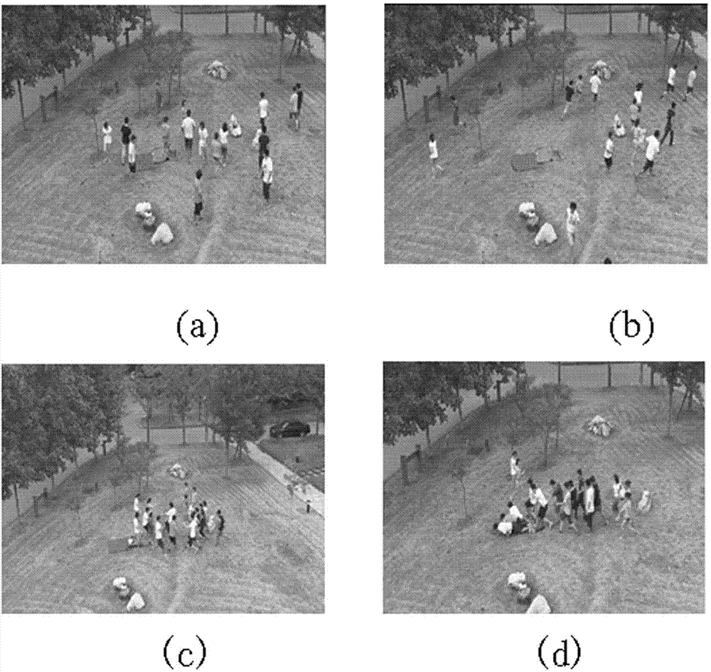 Crowd abnormal behavior identification method based on SURF (Speed-Up Robust Feature) stream and LLE (Locally Linear Embedding) sparse representation