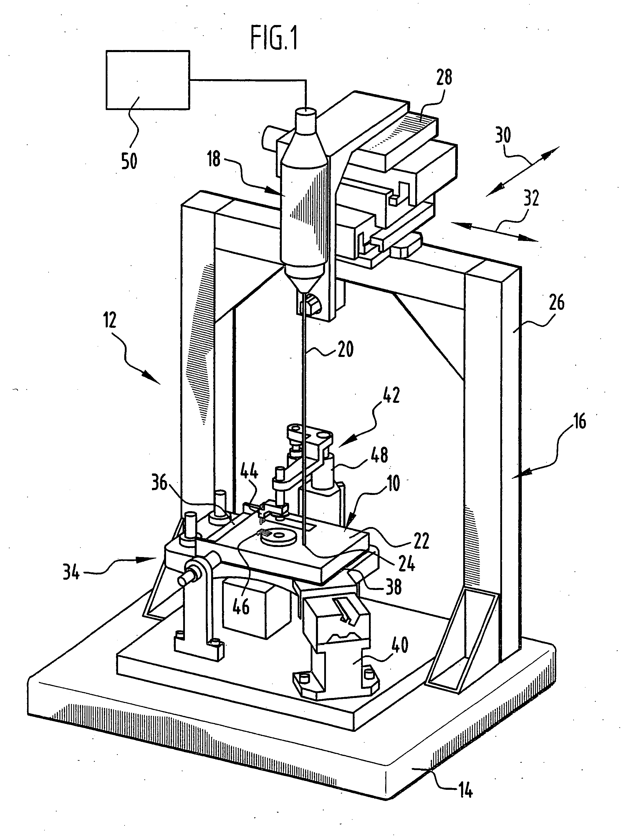 Measuring method to determine the noise emission of an electric motor and measuring device