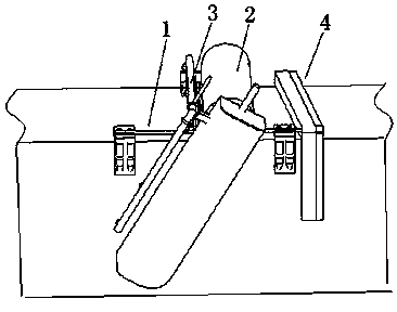 Kerb cleaning device