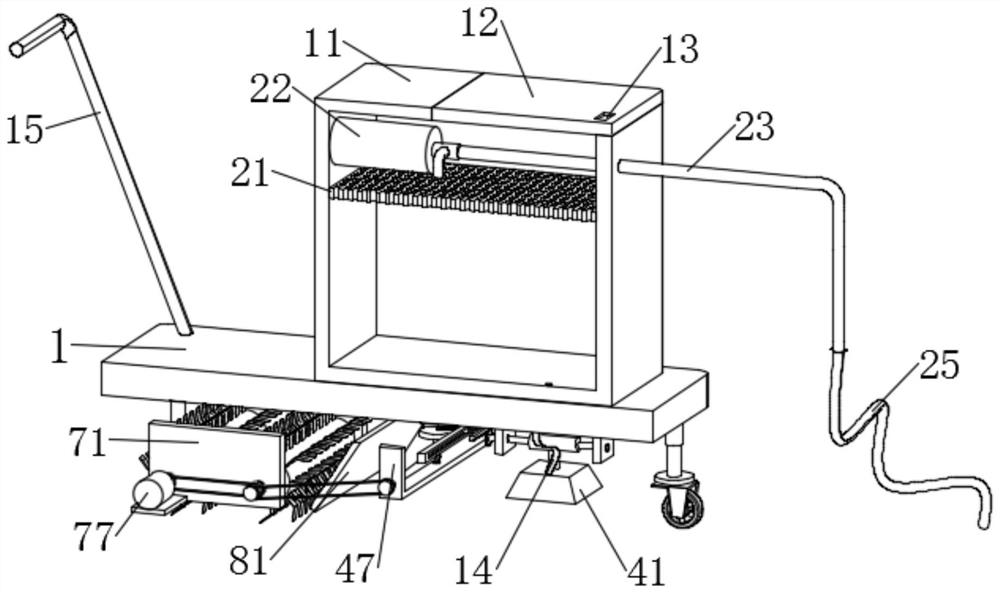 Drainage equipment for slope repairing and reinforcing engineering