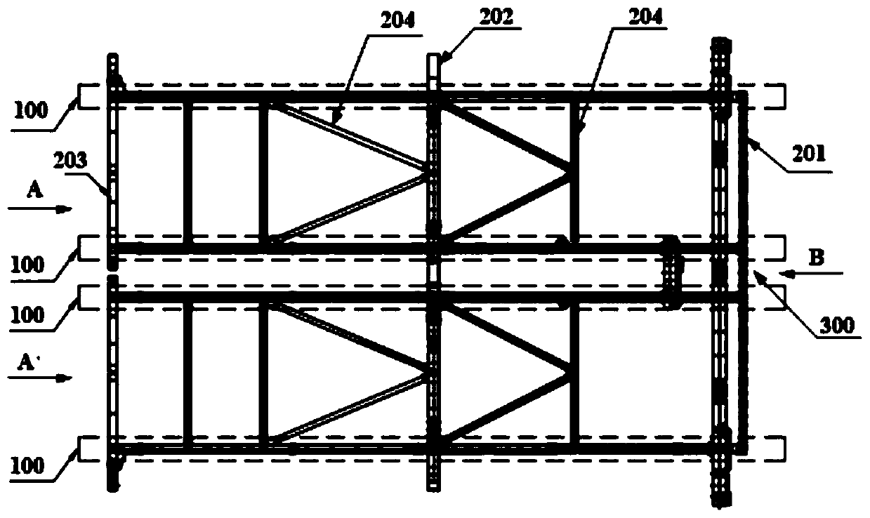 Assembly type large-tonnage girder erection hoister and girder erection method