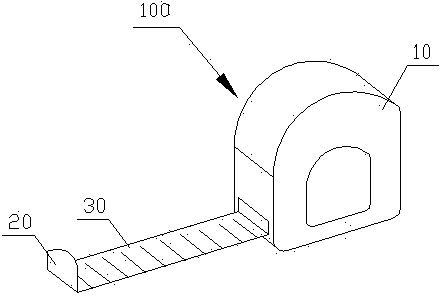 Transparent flexible ruler