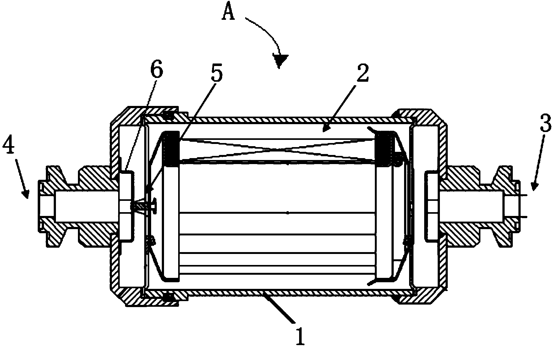 Detection device and method of valve block spring of refrigerant filter