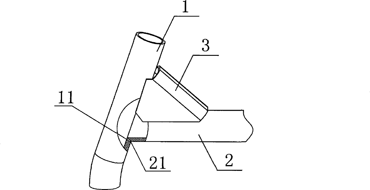 Rear shock absorber mounting base structure of motorcycle frame