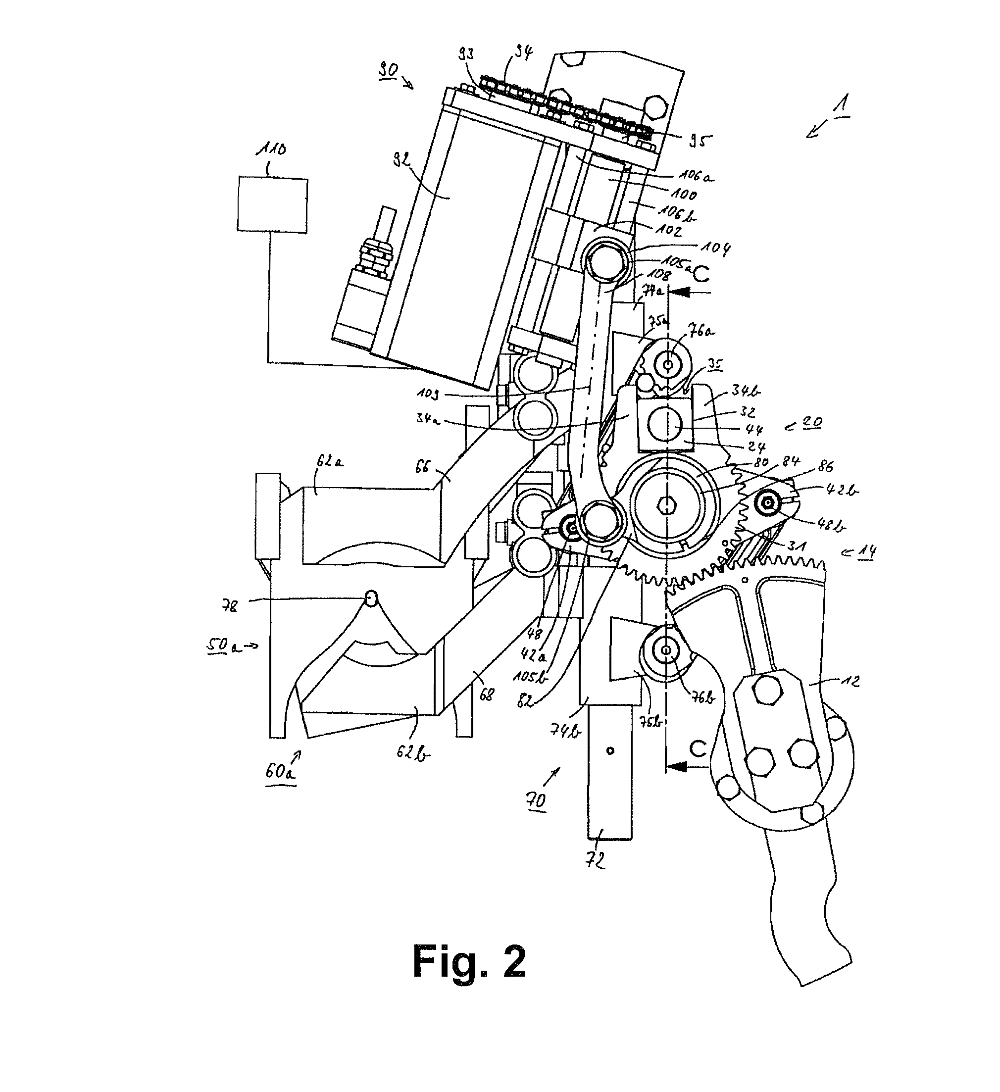 Automatic displacer clearance adjustment