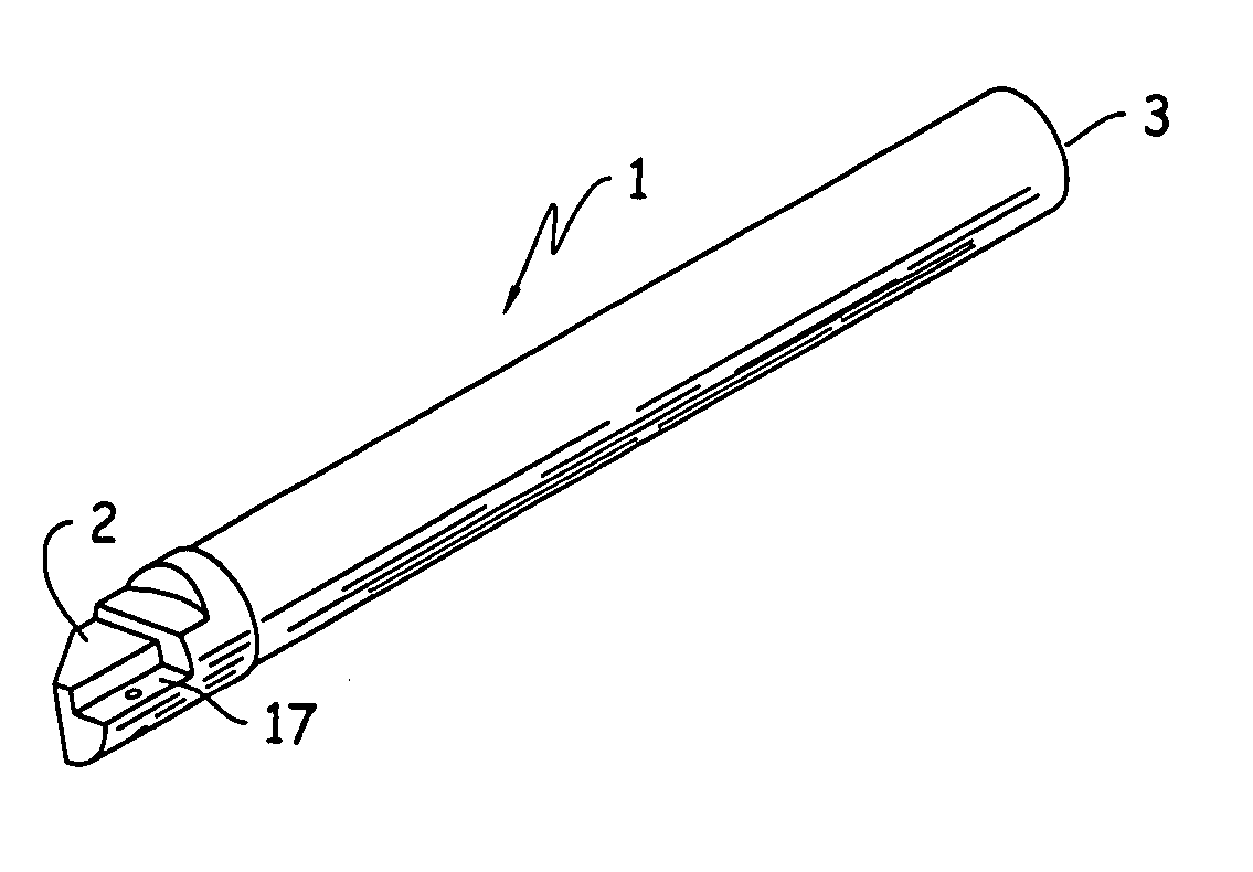 Novel composite tool holders and boring tools