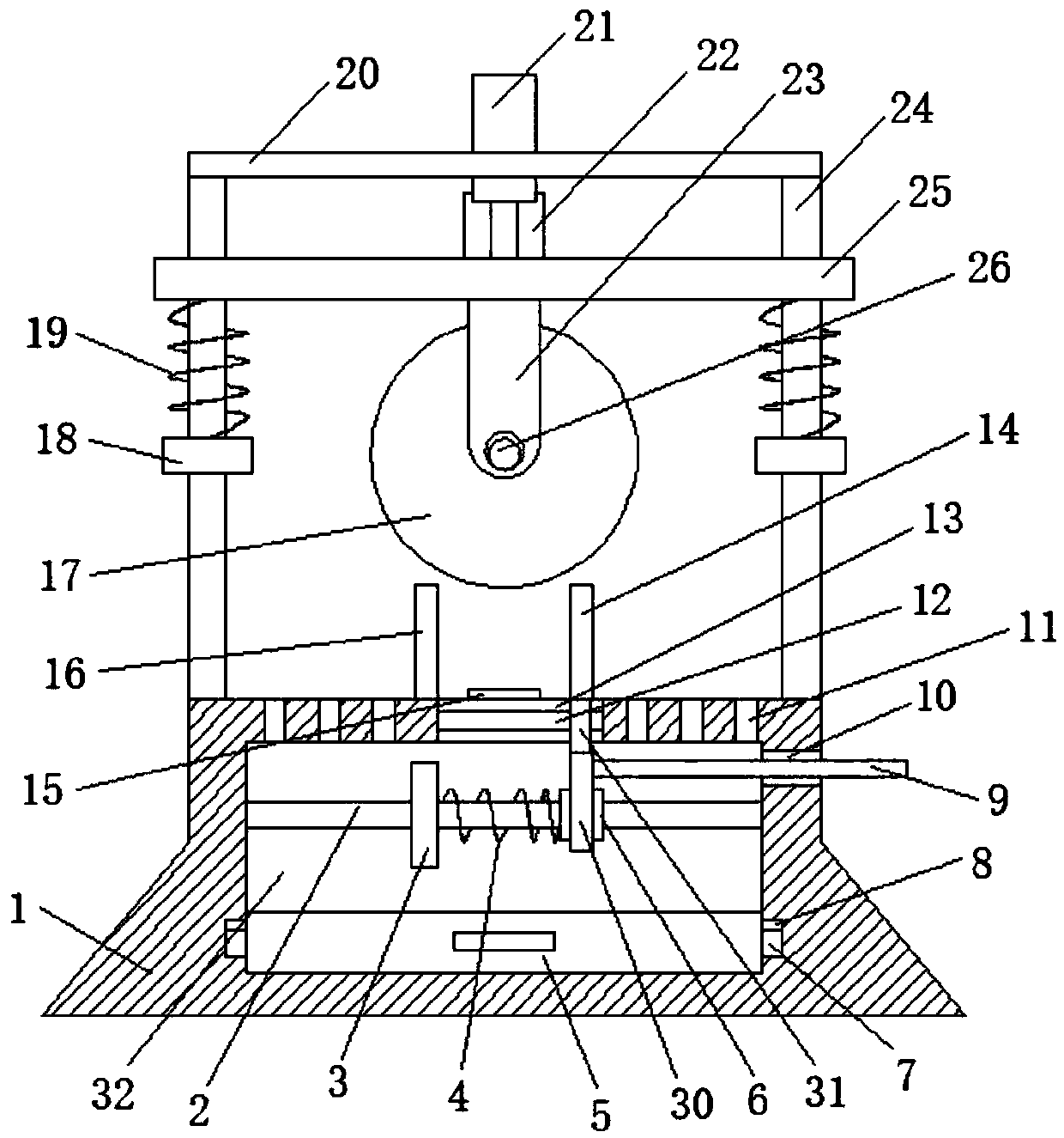 An adjustable high-efficiency cutting device for thermal insulation drainage pipes