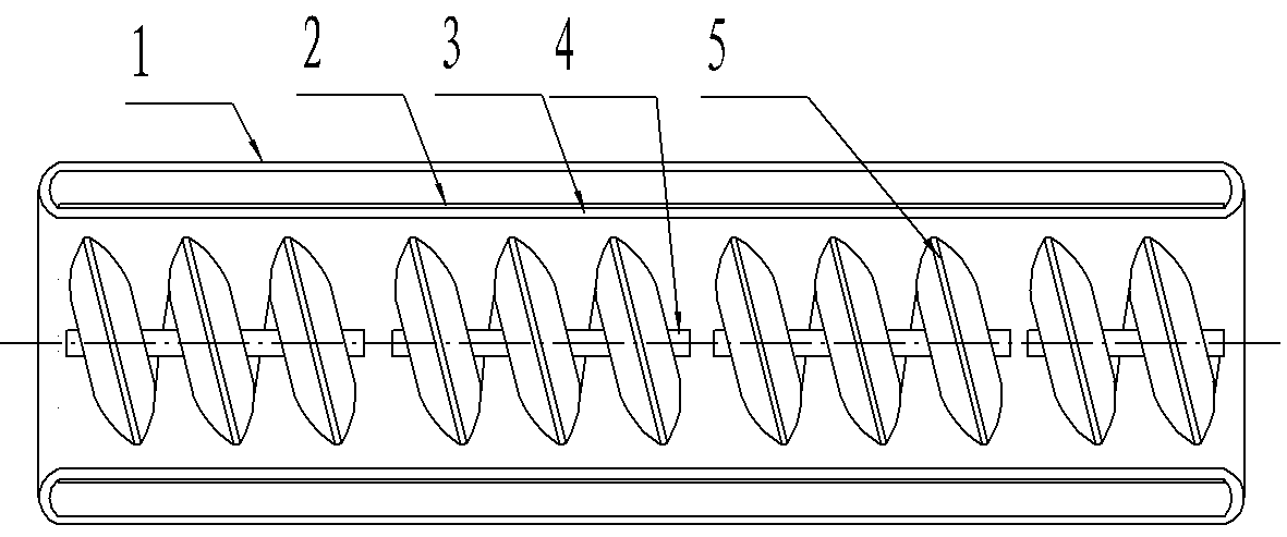 Spiral solar heat collecting pipe